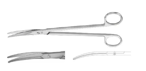 ГОРНІ НОЖИЦІ ВИГНУТ. Т/Т 195MM